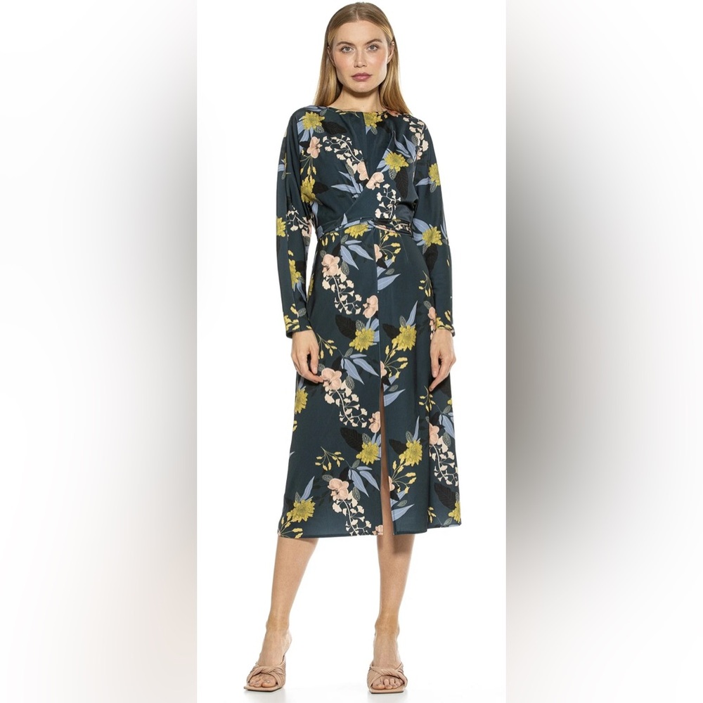 Floral Green Maxi Dress